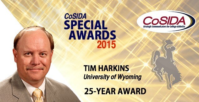 Special Awards Salute: Tim Harkins (Wyoming), 25-Year Award